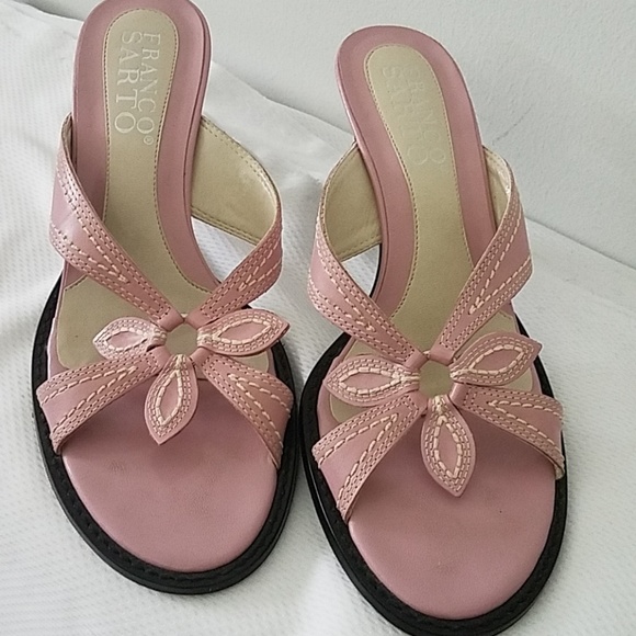 franco sarto pink sandals